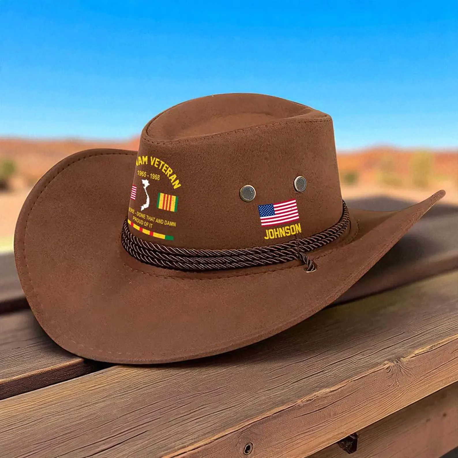 🤠 Vietnam Veteran Cowboy Hat