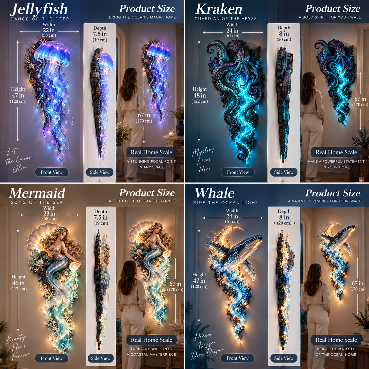 Ocean Legends size reference