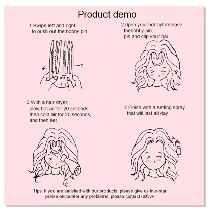 Instant Hair Root Volume Clip – Invisible Lift Styling Comb