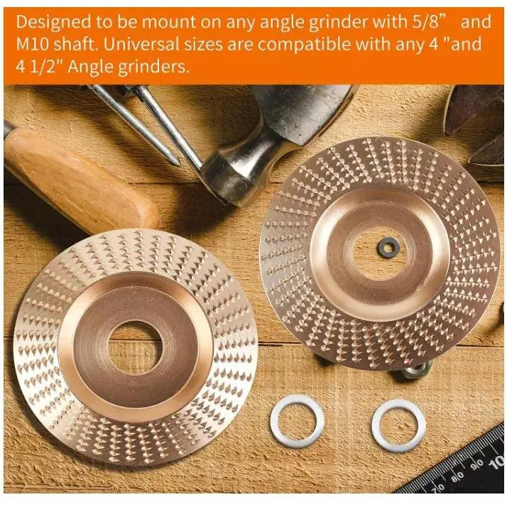 3PCS 4" Grinding Wheels, Wood Carving Sanding Disc Accessory for Polishing Tools,summervibes