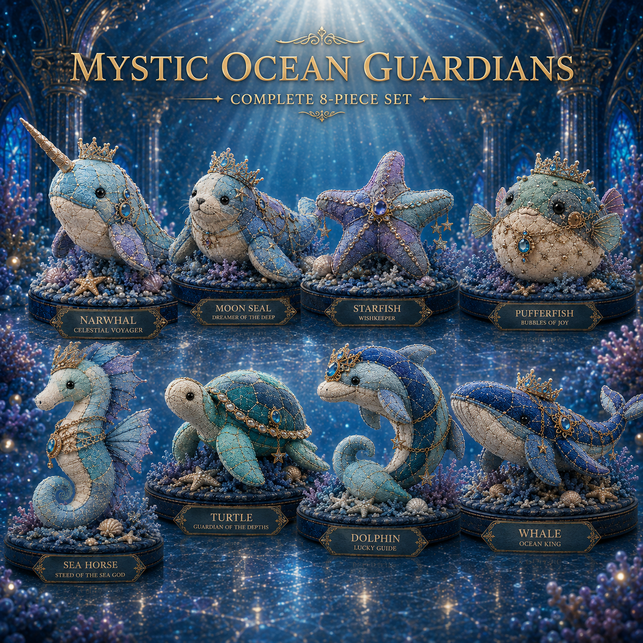 Mystic Ocean Guardians DIY Patchwork Kit