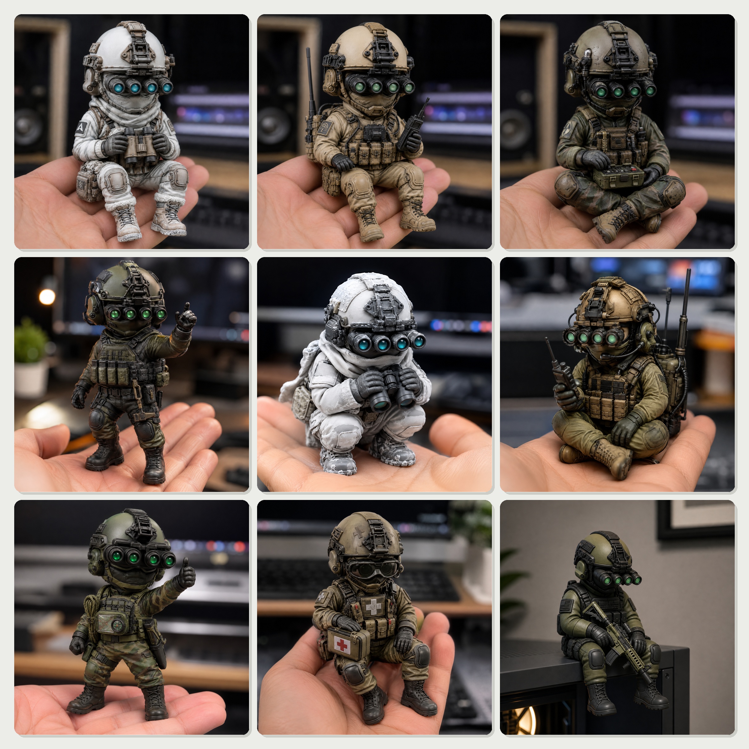 Tactical Mini Soldier Figurine
