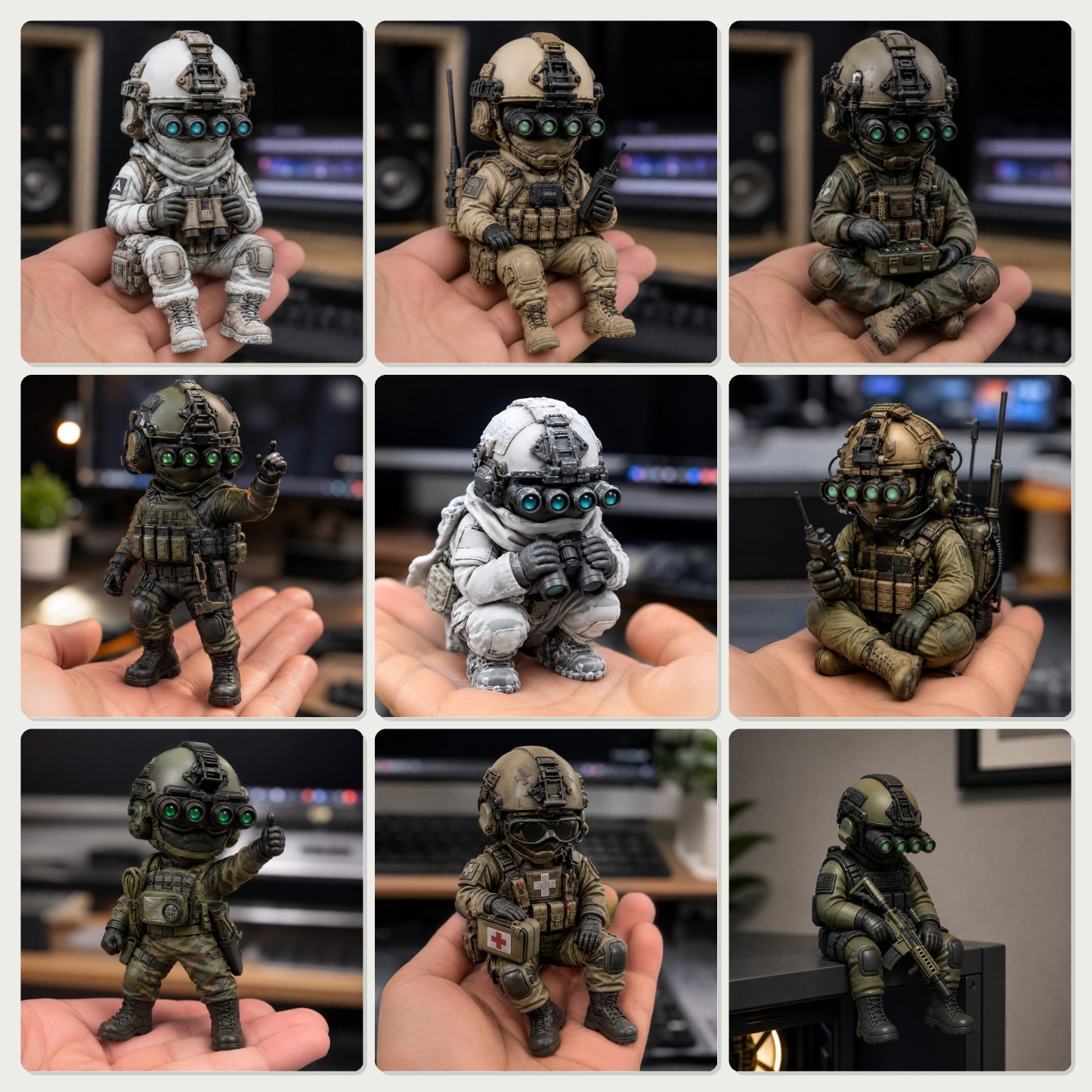 Tactical Mini Soldier Figurine