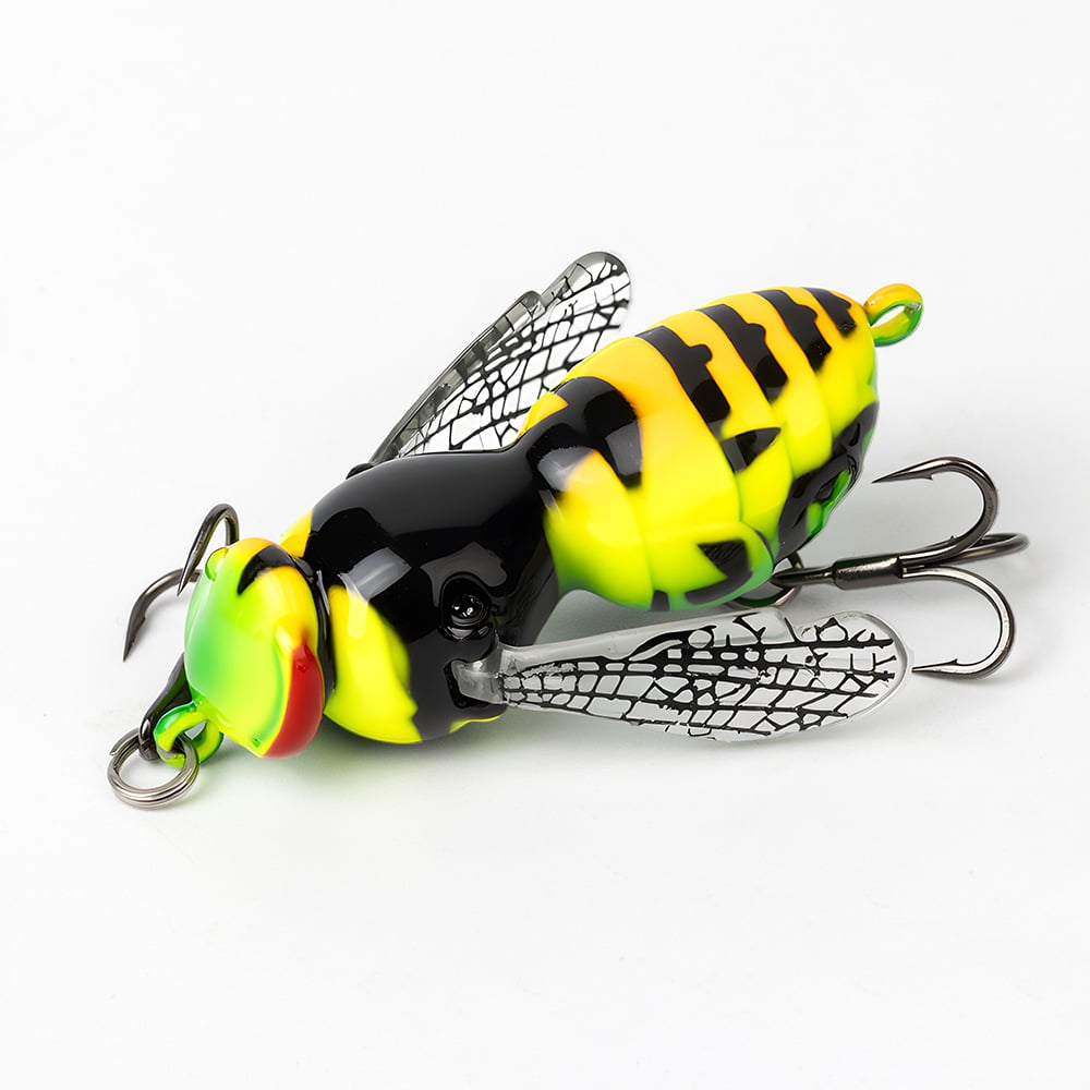 🔥 Last Day 49% OFF – 🐝 Bionic Wasp Topwater Lure That Triggers Explosive Strikes