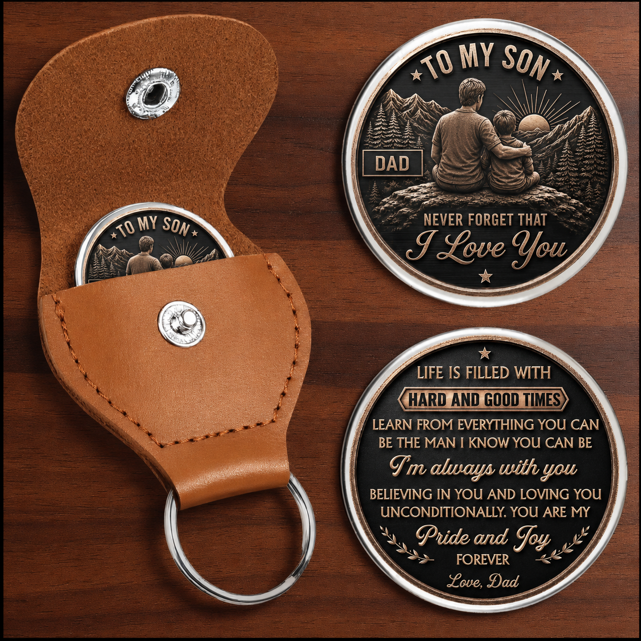 Custom Pocket Hug - Personalized Birthday Gifts For Grandson - My Greatest Adventure