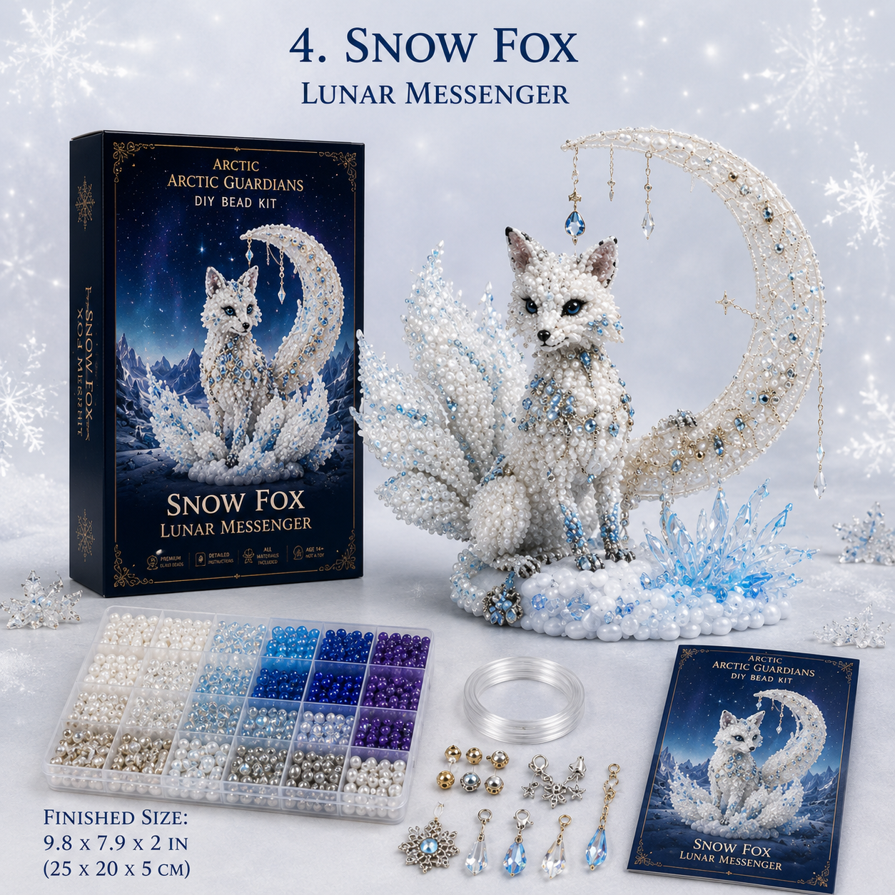 Arctic Winter Guardians DIY Bead Kit Collection – Build Your Own Crystal Mythical Creature