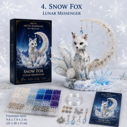 Arctic Winter Guardians DIY Bead Kit Collection – Build Your Own Crystal Mythical Creature