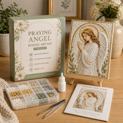 Faith & Memories Sea Glass Art Kit – Meaningful DIY Keepsakes 🙏💖