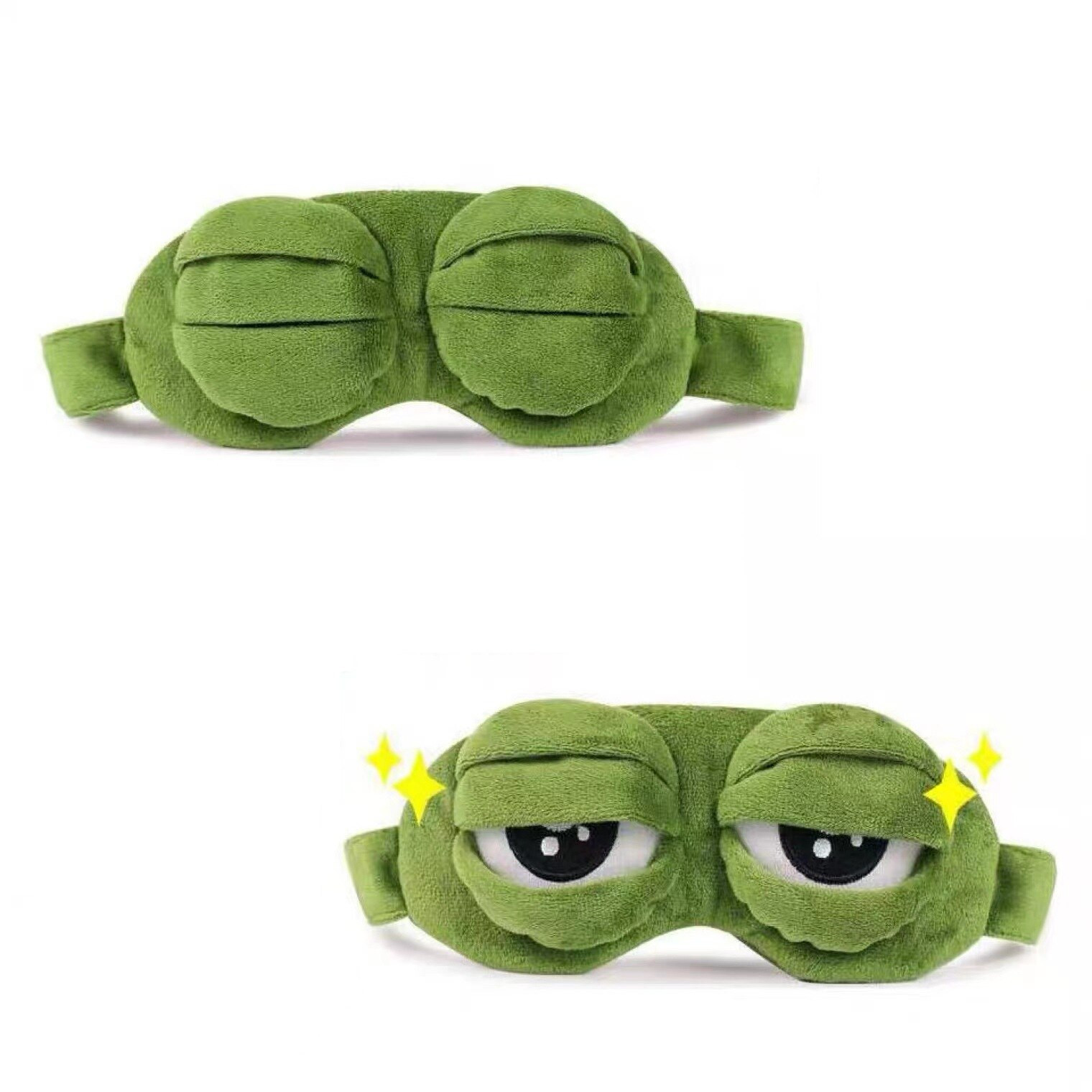 Frog Eye Sleep Mask (Green)
