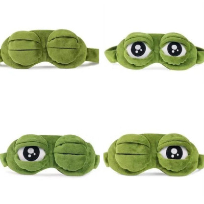 Frog Eye Sleep Mask (Green)
