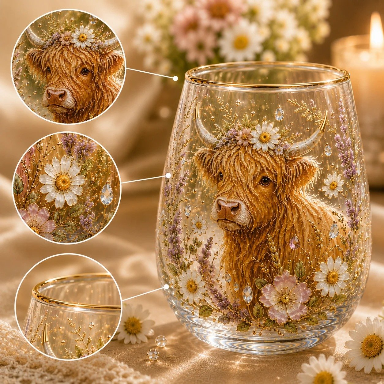 🔥LAST DAY 50% OFF - 🌸🌿 Limited Edition 2026 Garden Morning Bliss Glass Tea Cup☀️☕