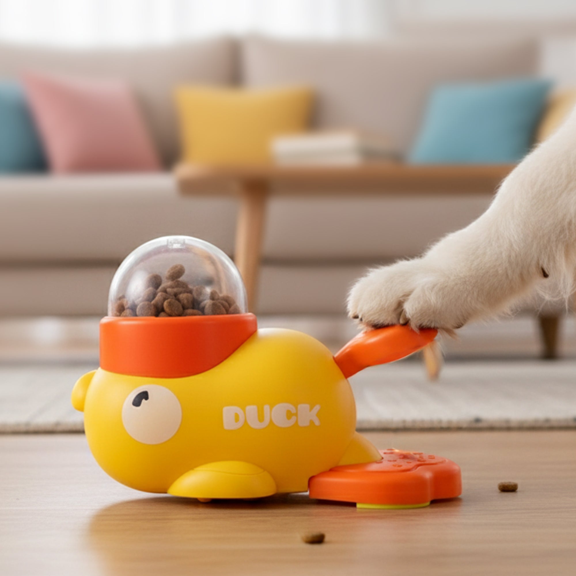 🐶Press & Play Duck Treat Dispenser – Keep Your Pup Busy, Happy & Rewarded🐶