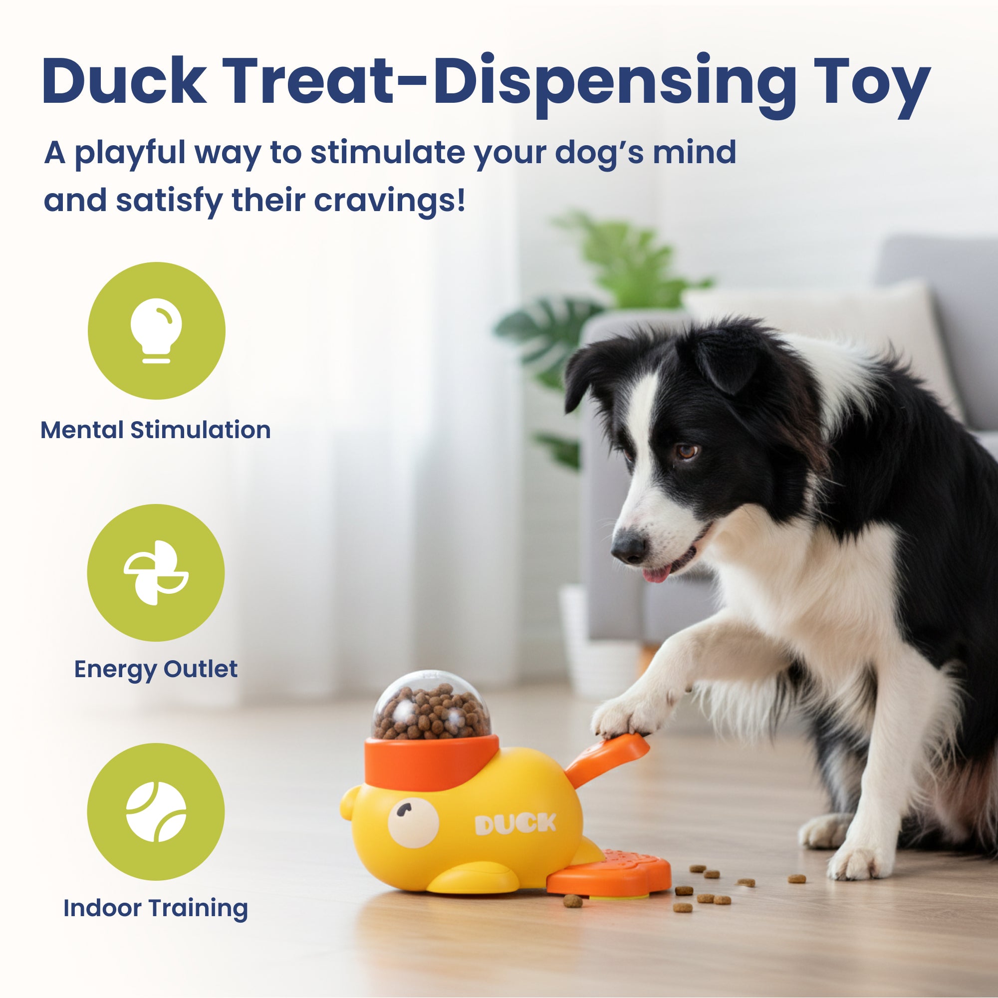 🐶Press & Play Duck Treat Dispenser – Keep Your Pup Busy, Happy & Rewarded🐶