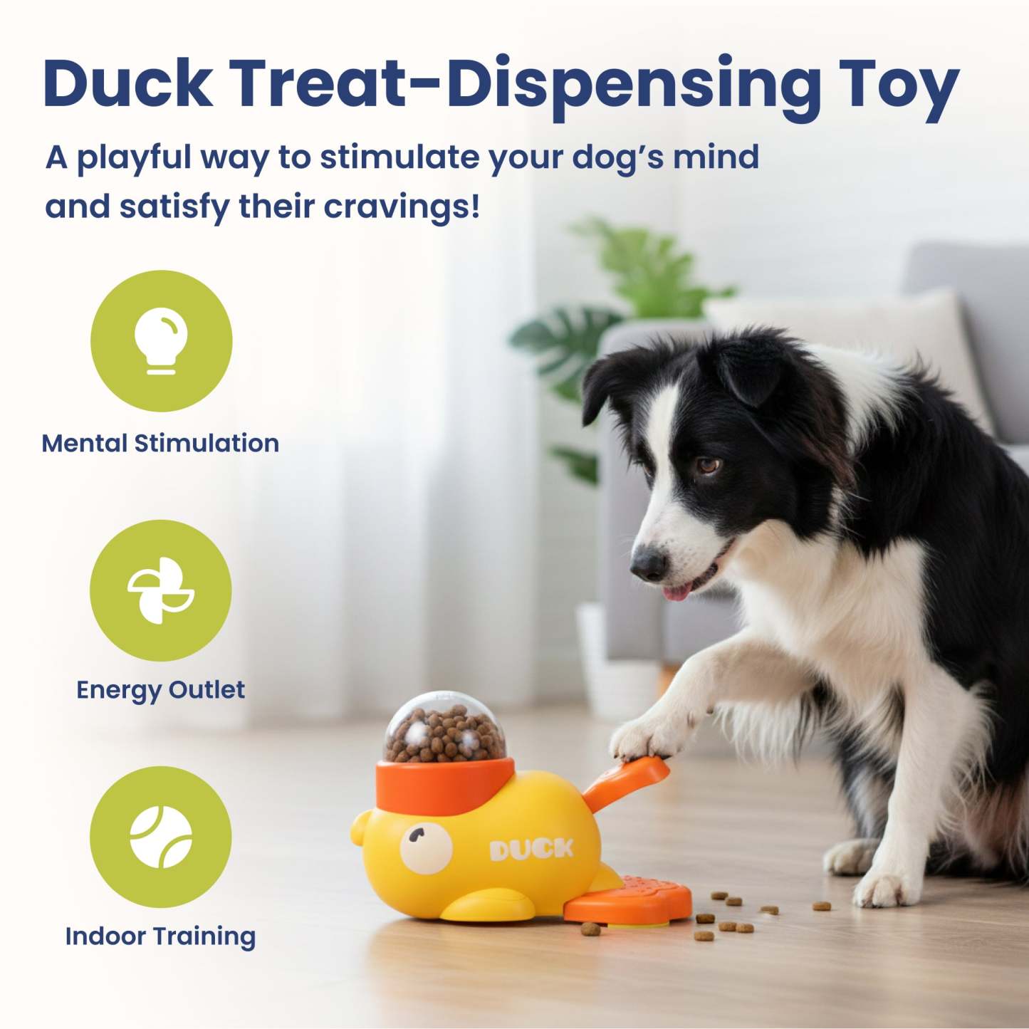 🐶Press & Play Duck Treat Dispenser – Keep Your Pup Busy, Happy & Rewarded🐶