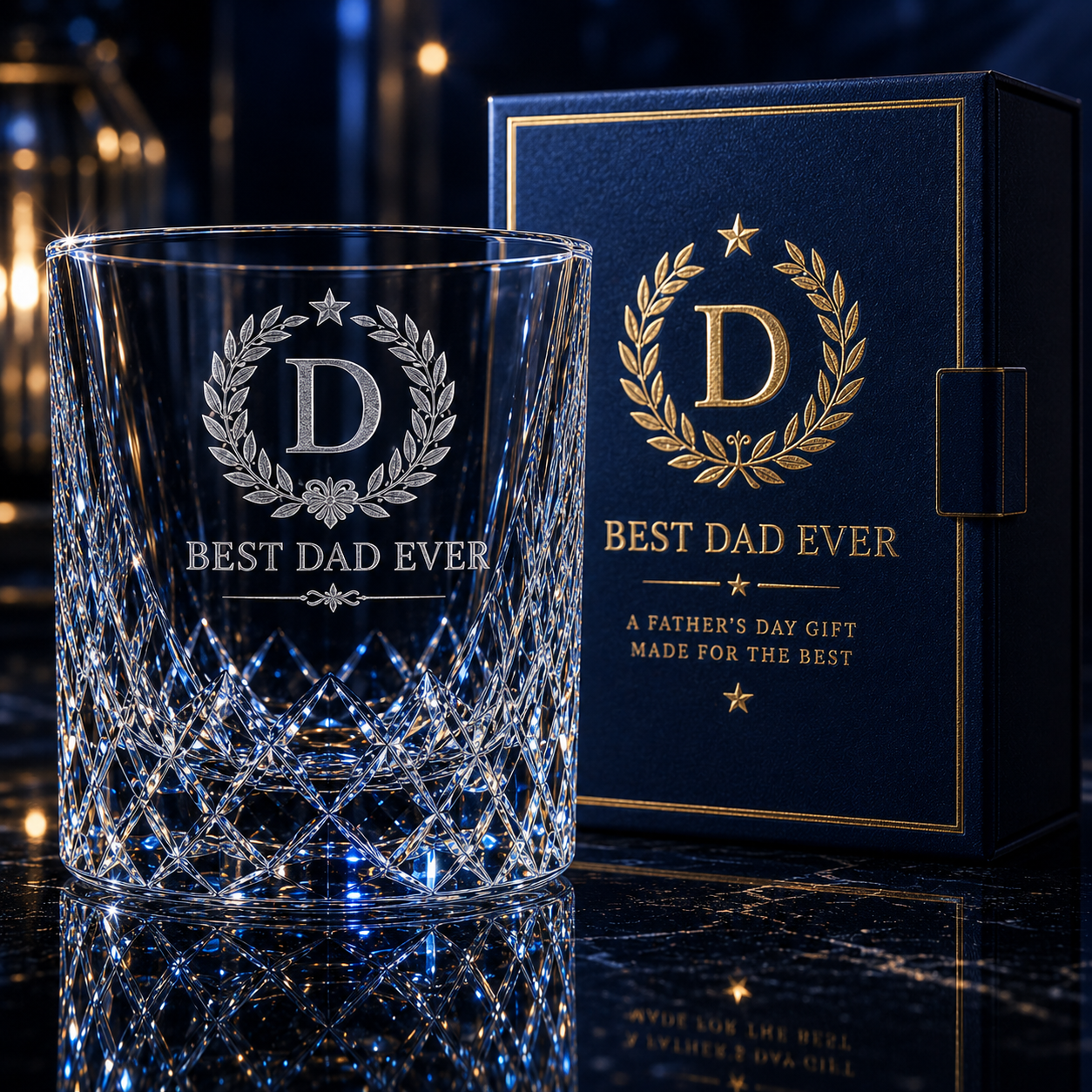Father’s Day Crystal Gift Glass Collection – A One-of-a-Kind Gift Made for Dad