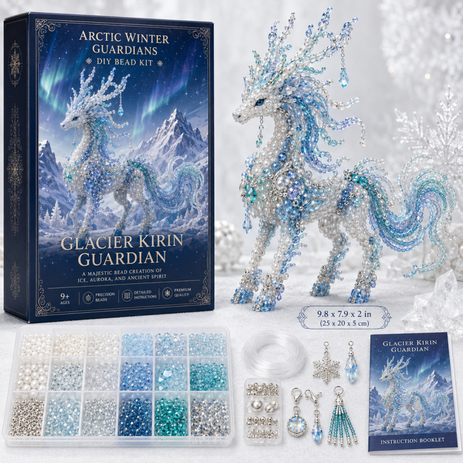 Arctic Winter Guardians DIY Bead Kit Collection – Build Your Own Crystal Mythical Creature