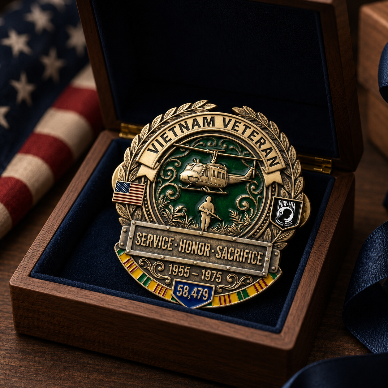 🦅LAST DAY 50% OFF -- 🎖️Vietnam Veteran Honor Commemorative Pin