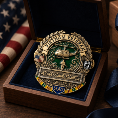 🦅LAST DAY 50% OFF -- 🎖️Vietnam Veteran Honor Commemorative Pin