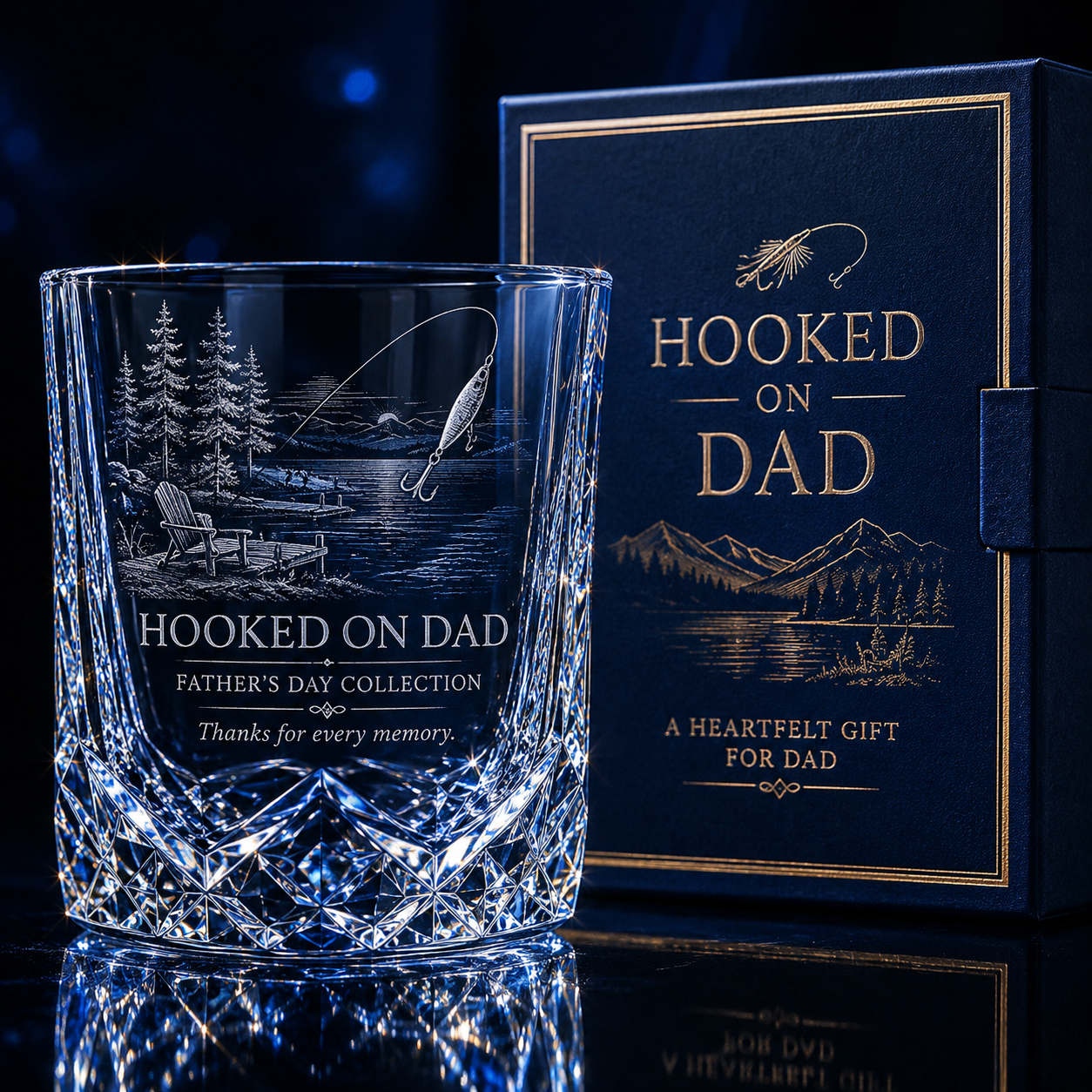 Father’s Day Crystal Gift Glass Collection – A One-of-a-Kind Gift Made for Dad