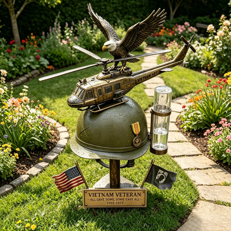 🦅Vietnam Veteran Rain Gauge🚁