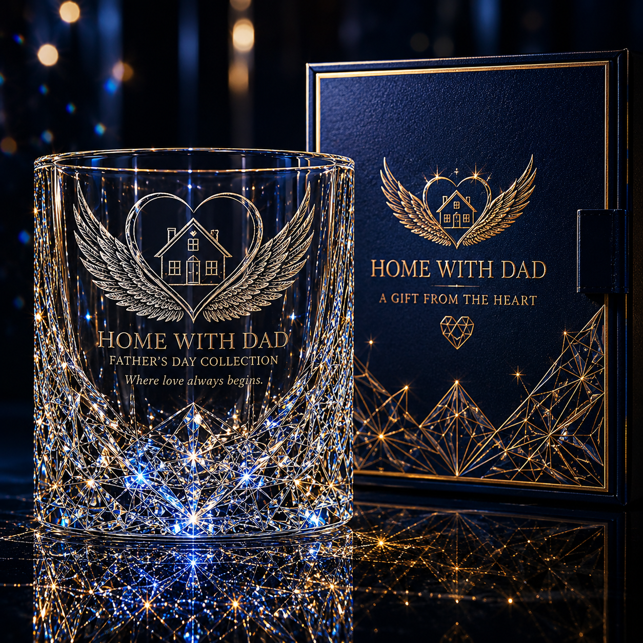 Father’s Day Crystal Gift Glass Collection – A One-of-a-Kind Gift Made for Dad