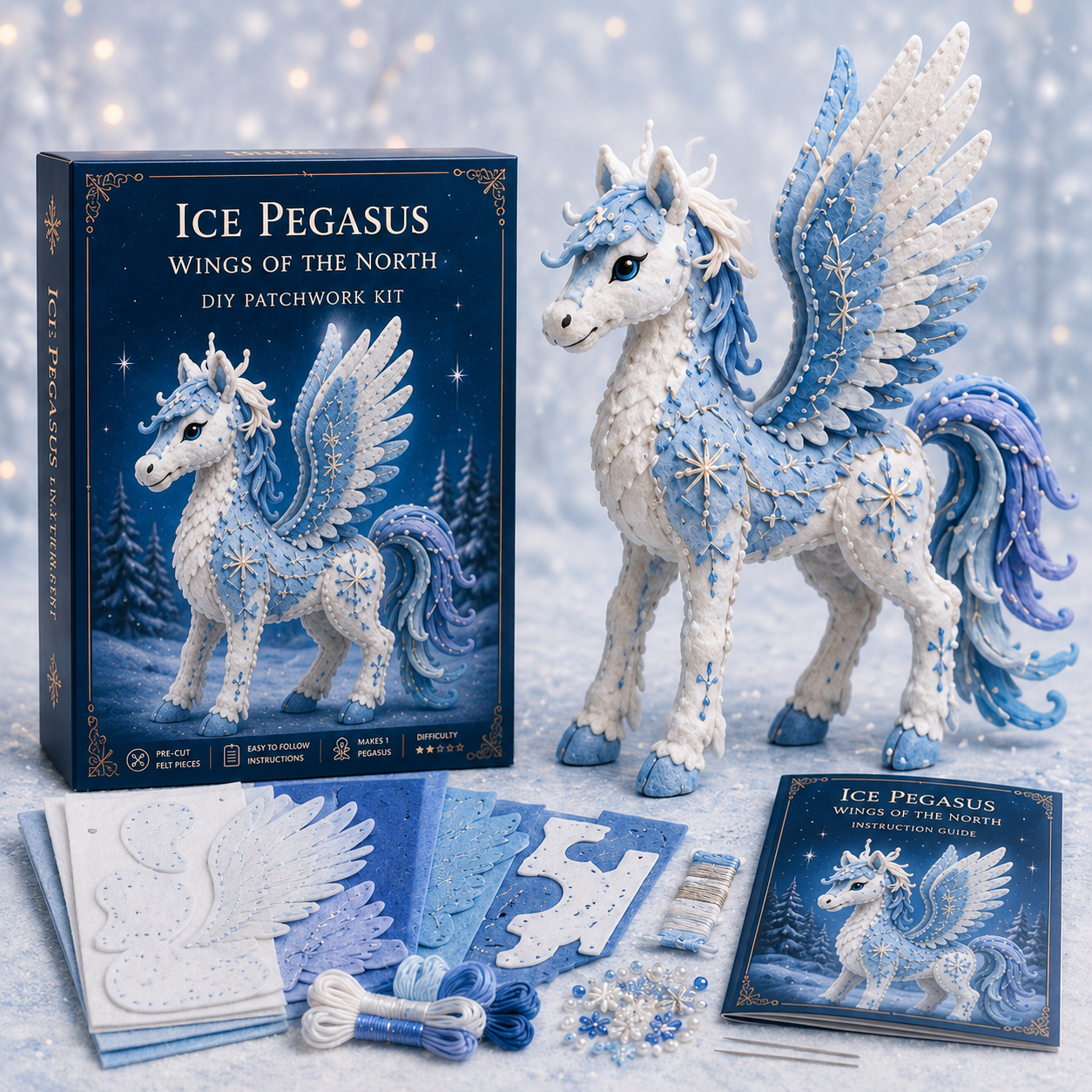 Arctic Winter Guardians Series 2 DIY Patchwork Kit ❄️🔥Last 4 hours 🔥Buy 2 Get 1 Free 