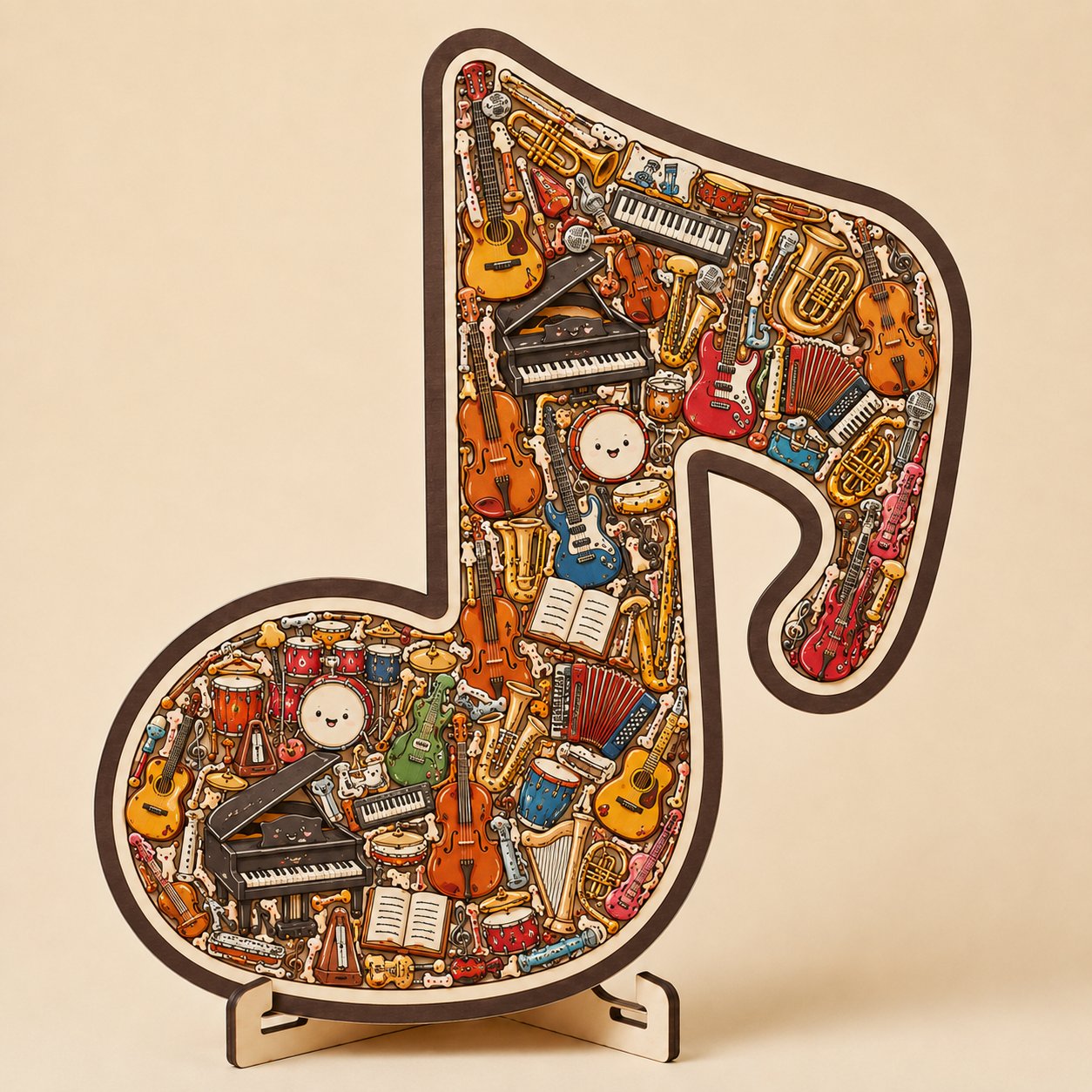 🔥Last Day 50% OFF - 🎶Musical Note Instrument Jigsaw Puzzle Ornament(✨Buy 2 Free Shipping)
