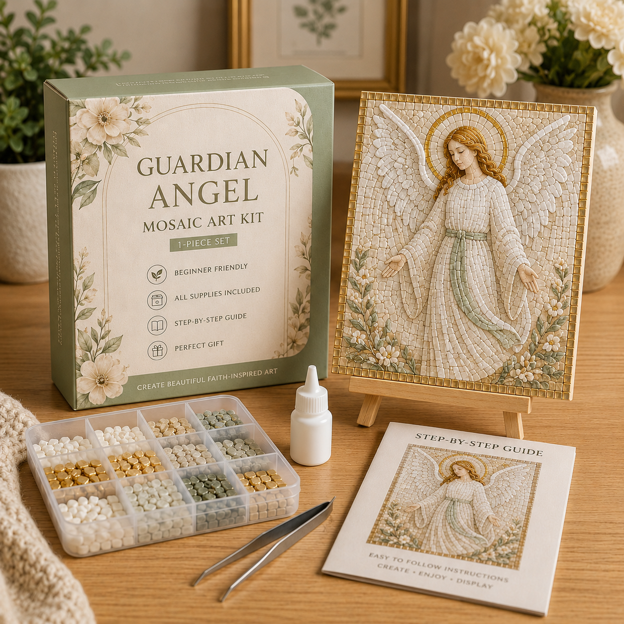 Faith & Memories Sea Glass Art Kit – Meaningful DIY Keepsakes 🙏💖