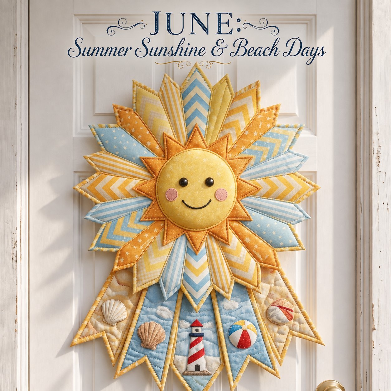 🗓️ Beginner-Friendly 12-Month 3D Quilted Door Hanger Sewing Kit Collection | Complete DIY Craft Kit 💕