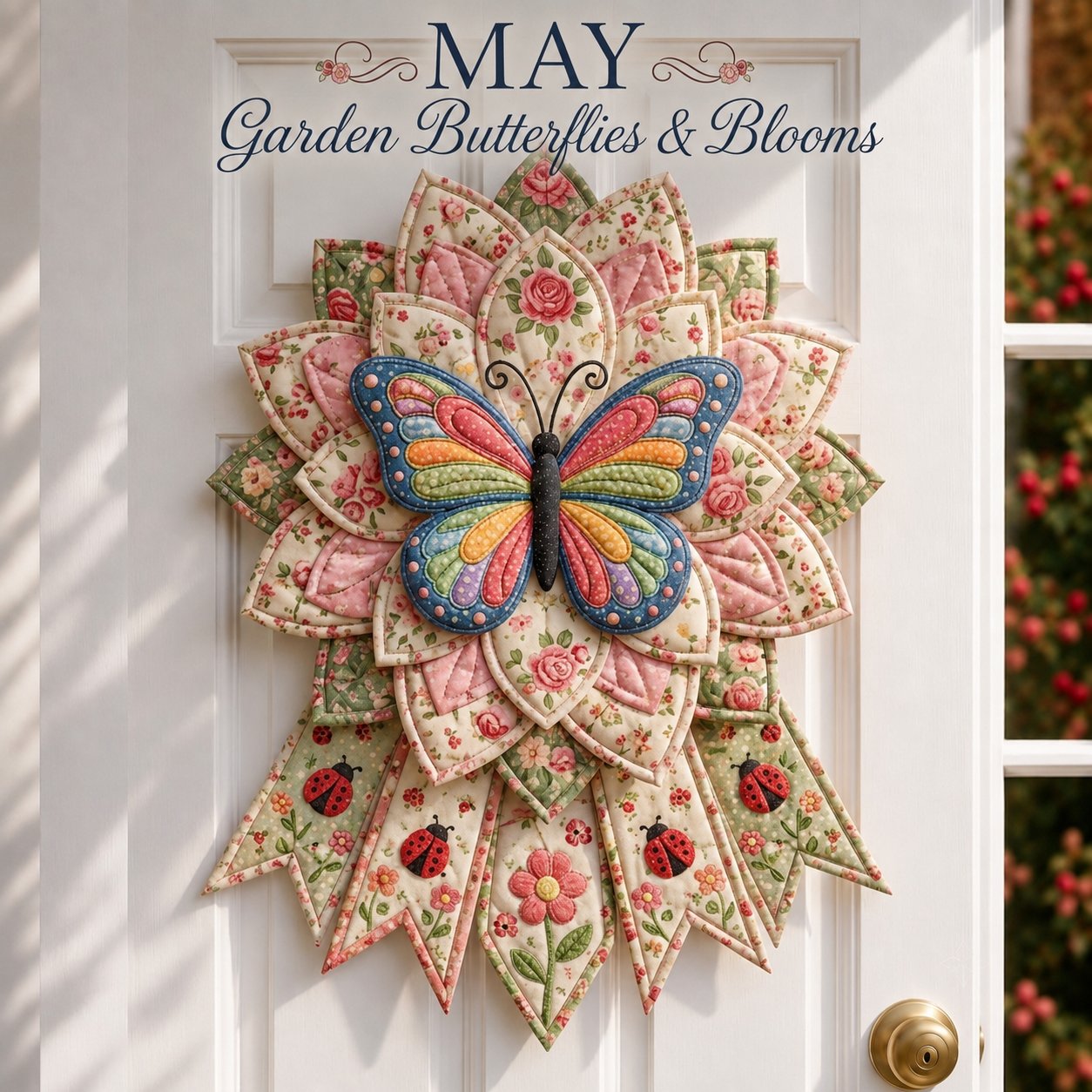 🗓️ Beginner-Friendly 12-Month 3D Quilted Door Hanger Sewing Kit Collection | Complete DIY Craft Kit 💕