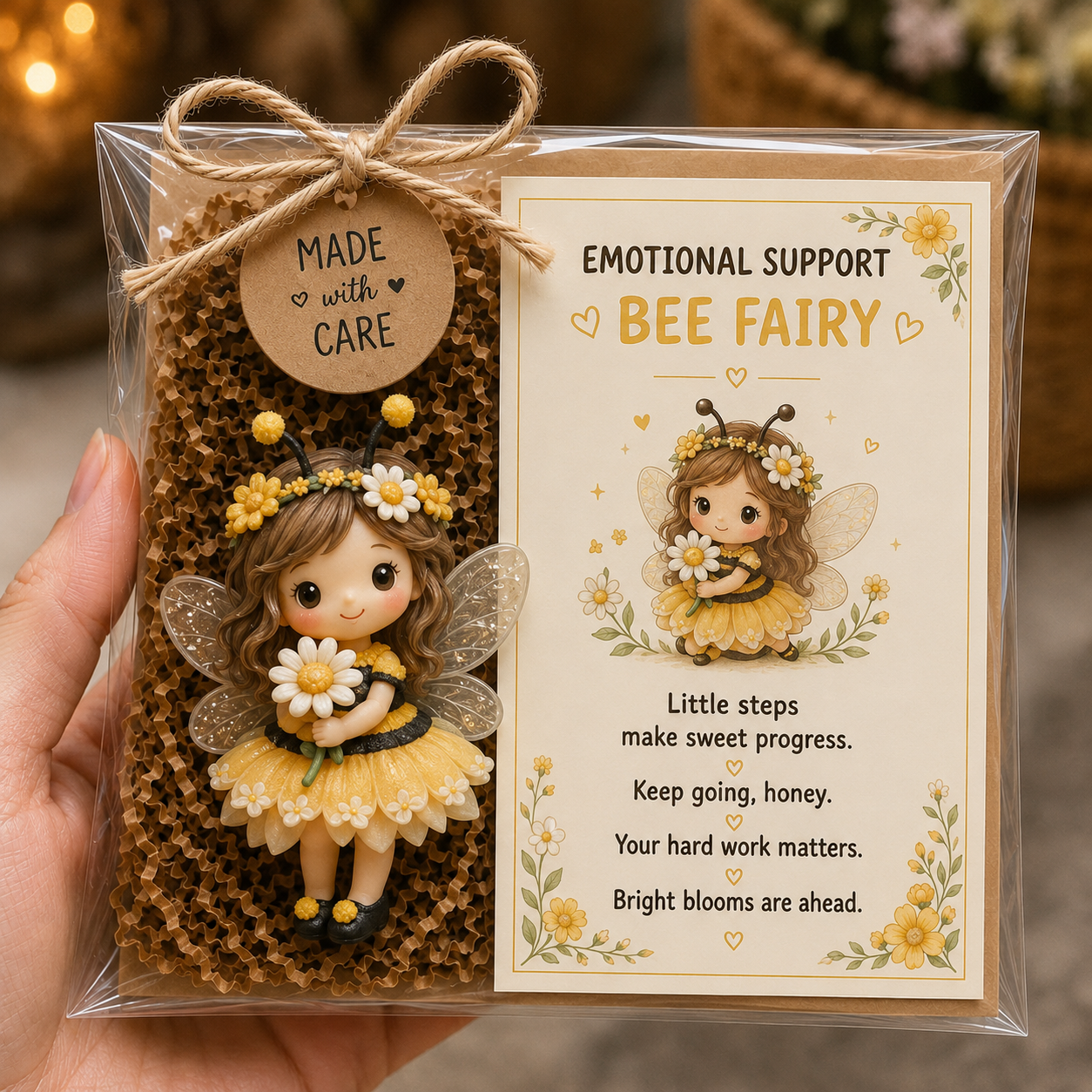 [Copy]Emotional Support Fairy Gift Set | Figurine and Encouragement Card