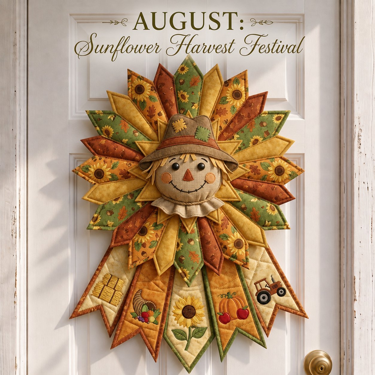 🗓️ Beginner-Friendly 12-Month 3D Quilted Door Hanger Sewing Kit Collection | Complete DIY Craft Kit 💕