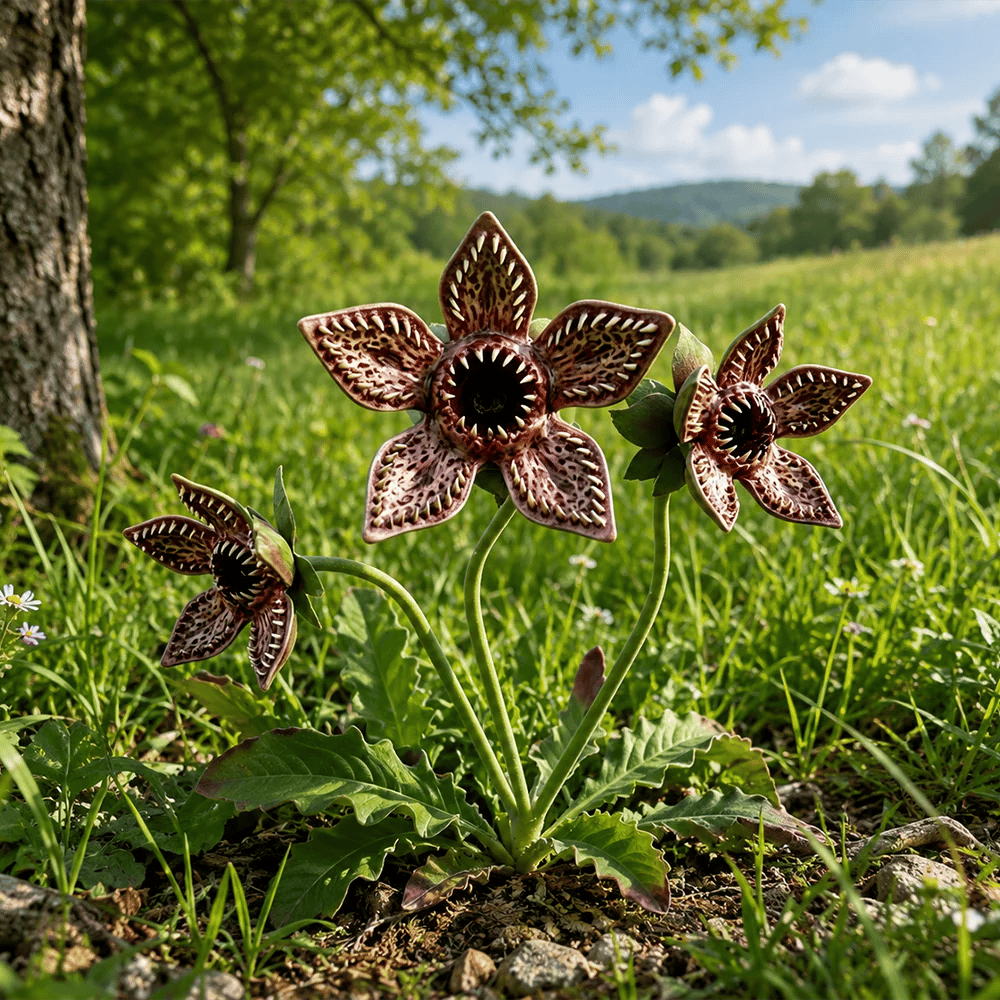 🌿 Monster Bloom Garden Stake