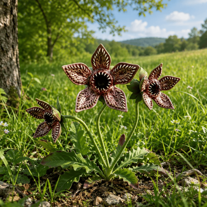 🌿 Monster Bloom Garden Stake