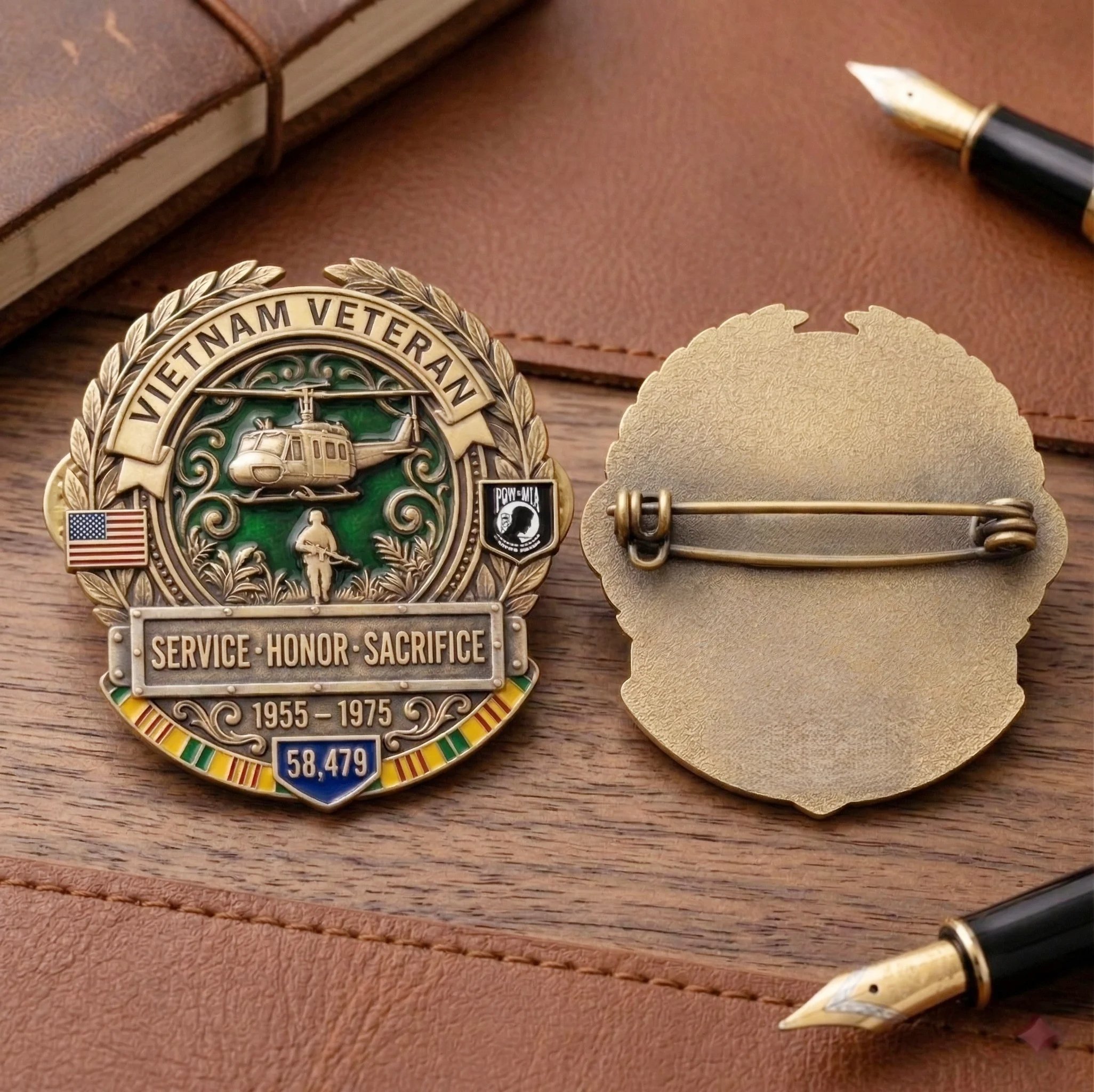 🦅LAST DAY 50% OFF -- 🎖️Vietnam Veteran Honor Commemorative Pin