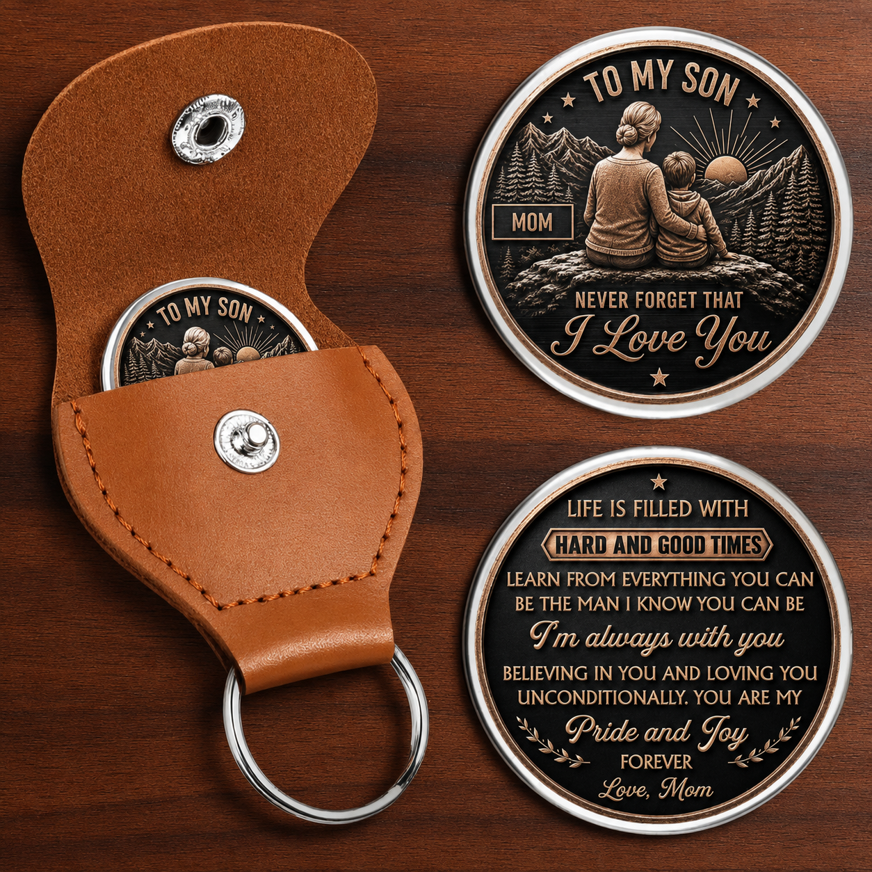 Custom Pocket Hug - Personalized Birthday Gifts For Grandson - My Greatest Adventure