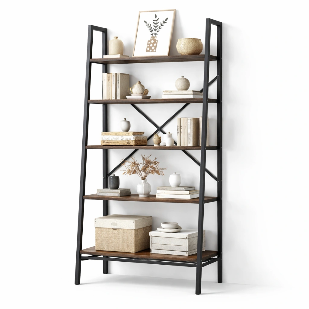 tagre industrielle mtal et bois C Noir-nestifyo