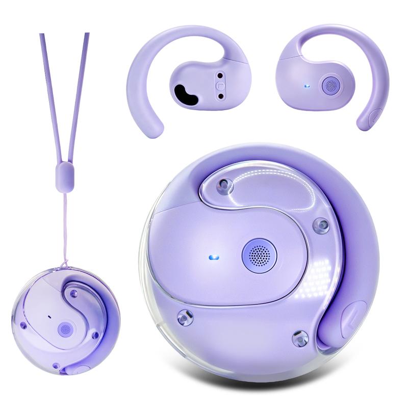 Audífonos Inalámbricos Deportivos, 75H Auriculares Bluetooth 6.1 HiFi Estéreo con HD Micró, ENC Cancelacion Ruido, Dual LED Pantalla, IPX7 Impermeable Auriculares Inalambricos para Running