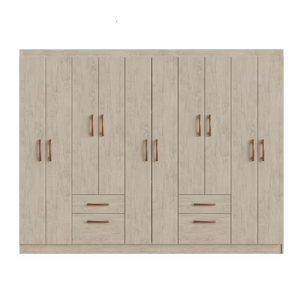 Clóset Mili 10 Puertas 2 Cajones Mdf Arena