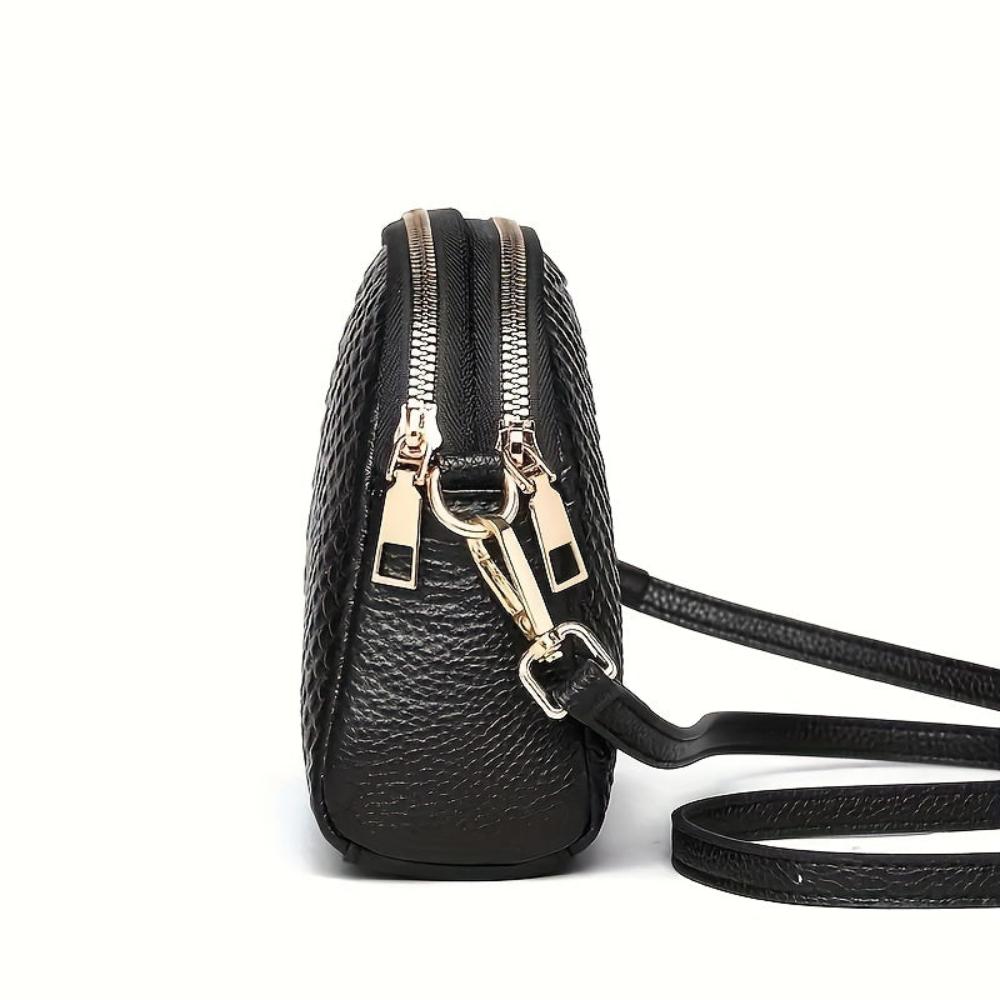 Isabella™ | Mini Bolso de Cuero Vegano con Textura Cocodrilo