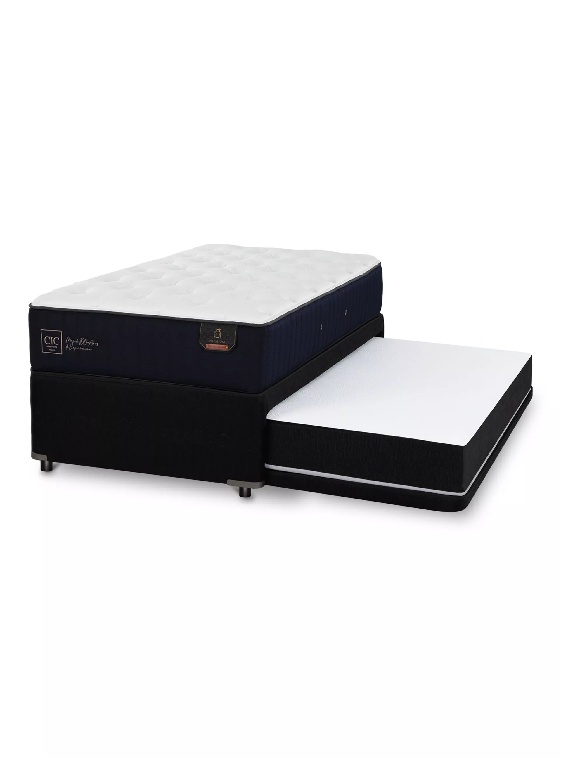 Diván Cama Premium 1.5 Plazas Black