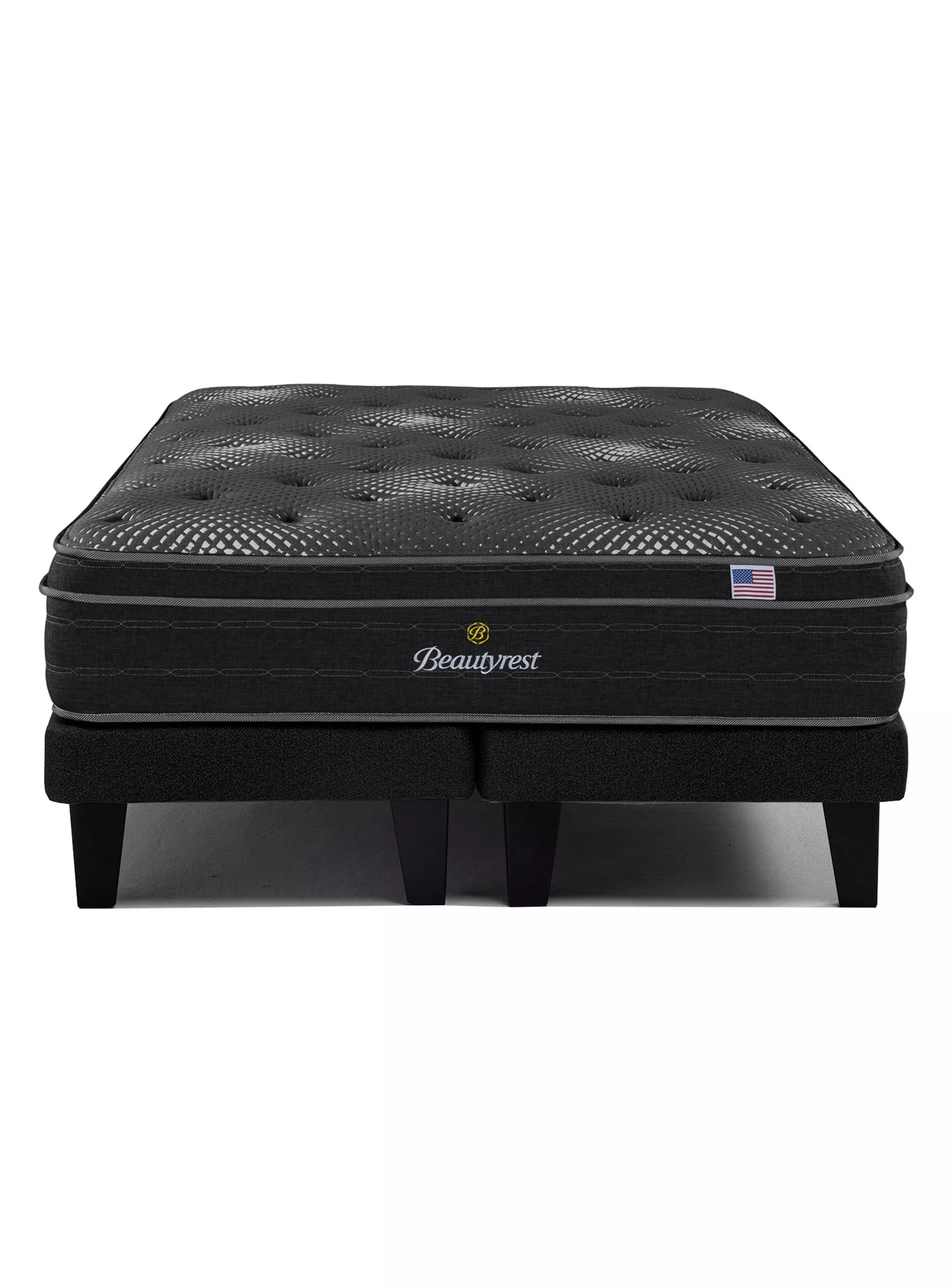 Cama Europea Platinum 2 Plazas Box Base Dividida
