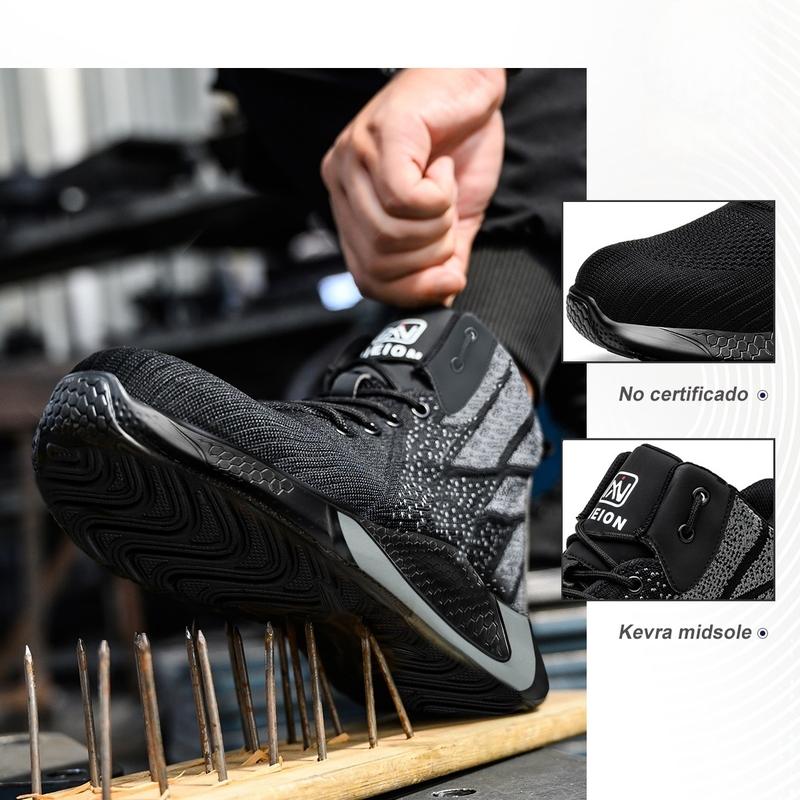 Bienvenidos a la tienda NIEION Perfil de la empresa: NIEION es una empresa internacional moderna dedicada a la investigación y desarrollo, diseño, producción y servicios de ventas de zapatos de seguro laboral.NIEION siempre sigue pautas de negocio basadas