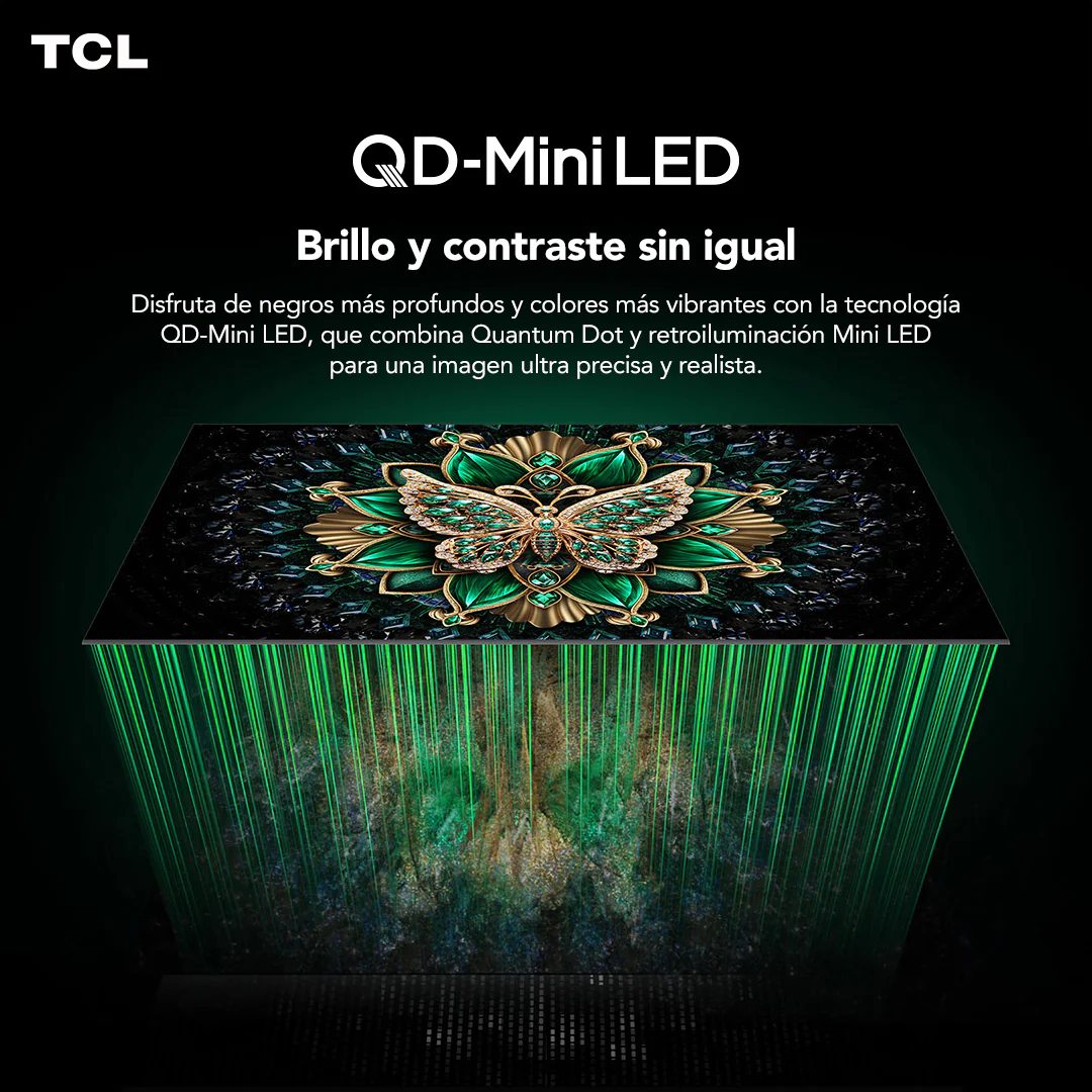Smart TV 85" TCL 4K Mini LED 85C6K