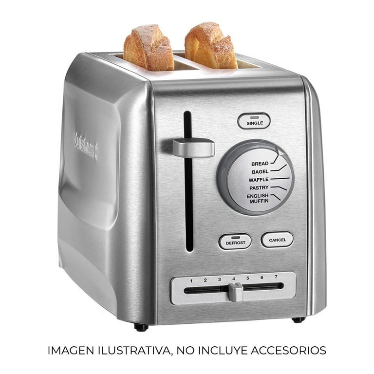 Tostador Cuisinart 2 rebanadas, Acero inoxidable