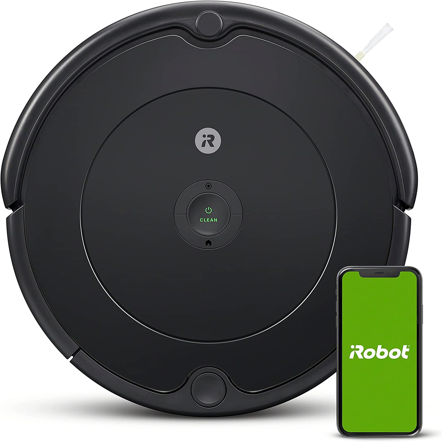 iRobot Roomba 694 Robot Aspiradora-Wi-Fi Conectividad, recomendaciones de Limpieza Personalizadas, Funciona con Alexa, Bueno para Pelo de Mascotas, alfombras, Suelos Duros, autocarga, Roomba 694-trapo