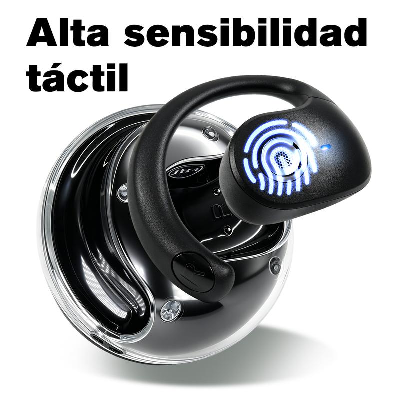 Audífonos Inalámbricos Deportivos, 75H Auriculares Bluetooth 6.1 HiFi Estéreo con HD Micró, ENC Cancelacion Ruido, Dual LED Pantalla, IPX7 Impermeable Auriculares Inalambricos para Running