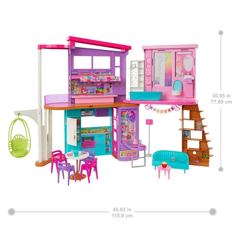 Set de Juego Barbie Casa de Muñecas Malibú