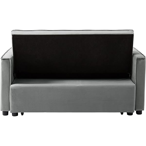 Sofá cama convertible multifuncional 3 en 1 tamaño Queen, cómodo sofá cama extraíble de terciopelo de 63,8"