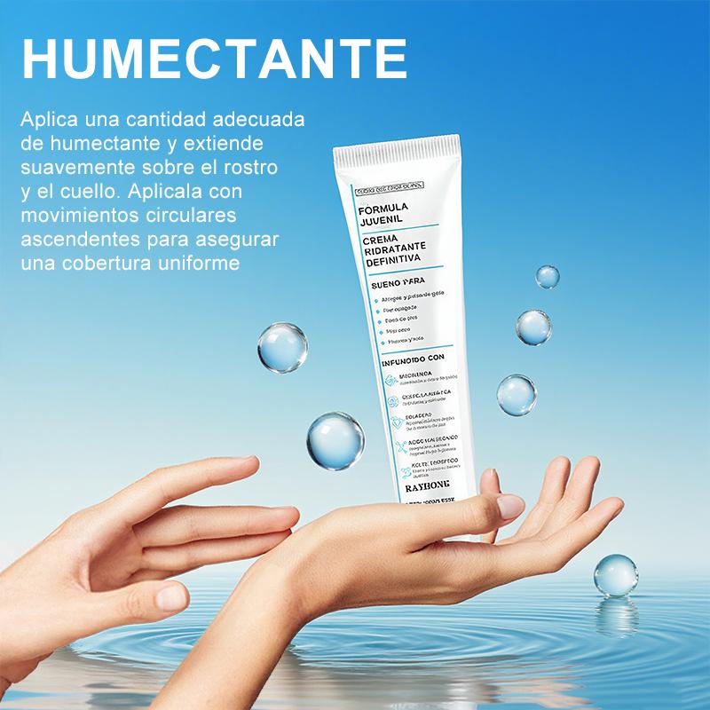 Crema hidratante definitiva RAYHONG Youth Formula (100 ml) / Colágeno, niacinamida, centella asiática, ácido hialurónico / Arrugas, manchas oscuras, cuidado de la piel hidratante diario hidratante